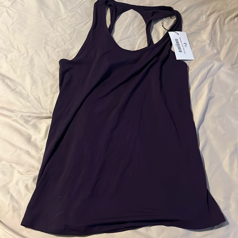 ZYIA Activewear- BlackBerry Twist Tank